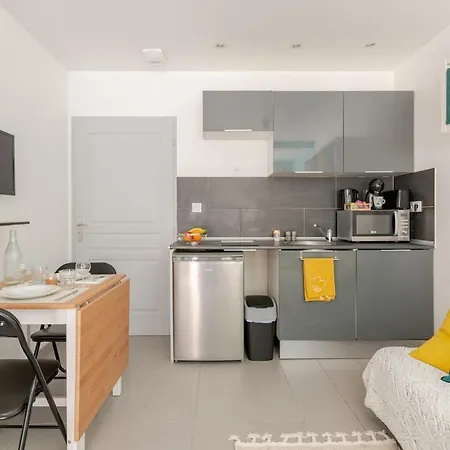 Le Petit Cocoon - Calme - Parking -tram - Terrasse - Lyon - Ol - Eurexpo 아파트 *
